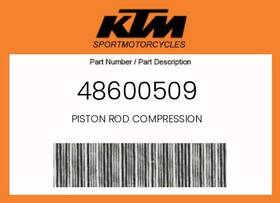 48600509 Ktm Genuine Piston Rod Compression -