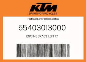 Ktm 55403013000 Genuine Engine Brace Left 17 -