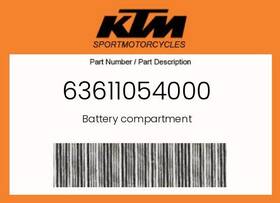 63611054000 Ktm Genuine Battery Compartment -