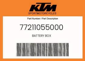 77211055000 Ktm Genuine Battery Box -