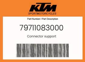 79711083000 Ktm Genuine Connector Support -