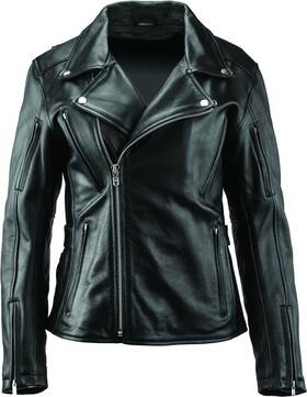 Kuryakyn 094377 River Road Ironclad For Classic Leather Motorcycle Jacket - Womens