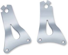 1662 Kuryakyn Driver Passenger Backrest Side Plate Sissy Bar Chrome Harley Touring