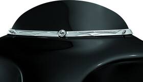 Kuryakyn 191209008895 For Zombie Windshield Trim 96-13 Touring Chrome