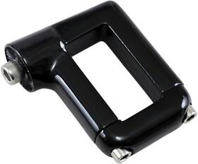 3118 Kuryakyn Vertical Side-mount License Plate Holder Clamp Black #3118