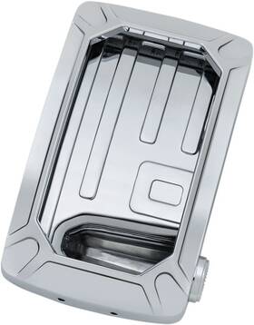 3190 Kuryakyn Nova Vertical Side Mount License Plate Holder Chrome