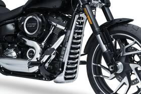 6464 Kuryakyn Precision Chin Spoiler M8 Softail Models Chrome