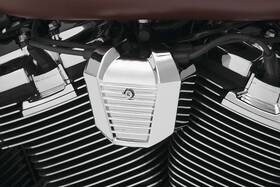 6466 Kuryakyn Precision Coil Cover Chrome #6466 Harley Davidson