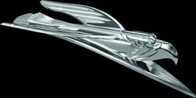 7333 Kuryakyn Deco Eagle Fender Ornament Fits 2001-2022 Honda Gl1800