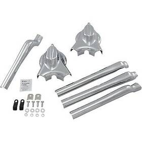 7815 Kuryakyn Chrome Swingarm Covers/phantom Covers For 08-17 Softail