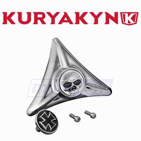 6cns Kuryakyn Mn/6cns License Plate Mounting Hole Cover With Emblems For 1984 Harley Zq