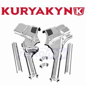 6g41 Kuryakyn Mn/6g41 Deluxe Neck Covers For 1995-2007 Harley Davidson Flhtc Electra Hi