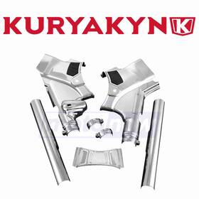 Wpa1 Kuryakyn Mn/wpa1 Deluxe Neck Covers For 2011-2013 Harley Davidson Fltru Road Glide Hp