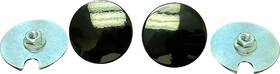 La-9001-02b La Choppers Fairing Mirror Removal Plug - Gloss Black