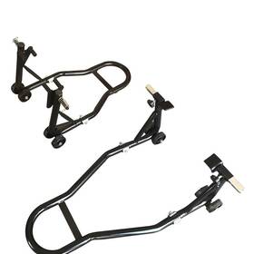Ase01978 Leadzm Motorcycle Sport Bike Swingarm Spool Fork Front And Rear Dual Lift Stands Combo