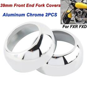 Mp06-002-0014cle Lenkdou 39mm Cnc Front Fork Boot Cap Covers For Harley Sportster Xl Xlh 883 1200 Dyna