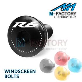 Mfwbxxlogor6sn1apr002 M-factory Windscreen Fairing Bolts Screws R6 Set Fit Yzf 08-2020 13 14 15 16 17 18 19