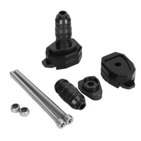 Fs-222-blk Madhornets Crash Bobbins Protector Sliders Alu Fit Honda Rebel Cmx500 Cm500 17-21 Black Yu