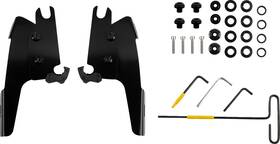 Memphis Shades Meb2071 Batwing Mounting Kit - Black Chief Bobber