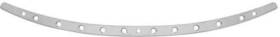 2350-0378 Memphis Shades Mem0976 Polished Holes Windshield Trim