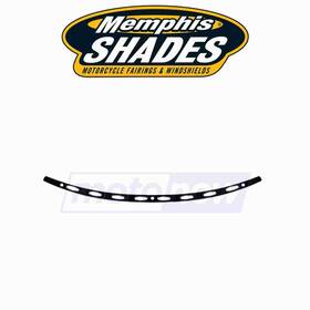 6dpb Memphis Shades Mn/6dpb Stainless Steel Ellipse Windshield Trim For 1996-2009 Harley Uo
