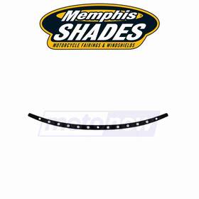W00a Memphis Shades Mn/w00a Stainless Steel Dish Windshield Trim For 1996-2009 Harley Vy