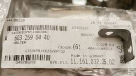 6031590440 Mercedes Oem Brand New Old Stock Bracket For Wire Harness Om602 Om603