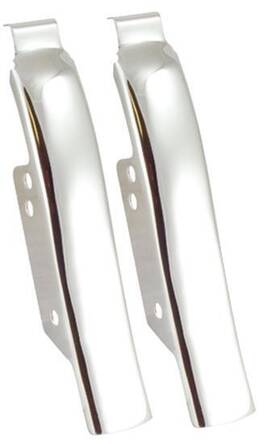 26312 Mid Usa Chrome Plated Saddlebag Filler Panels 1993-2008 Touring Models
