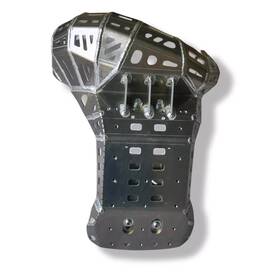 Bwg-khg0024sl Mitigator Bash Plate With Pipe Guard Ktm Husqvarna Gasgas Tbi 2024 - 2025 Silver