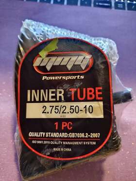 Gb7036.2-2007 Mmg Inner Tube 2.75/2.50-10 Front Standard Motorcycle Gb7036.2 -2007