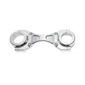 Mokitdora 716842613727 49mm Front Fork Brace For 2018-up Harley Softail Low Rider Street Bob Silver
