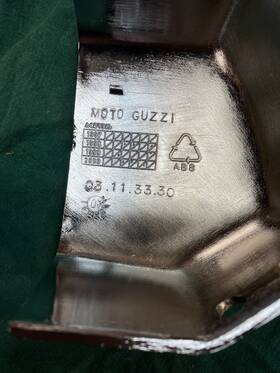 03.11.33.30 Moto Guzzi V11 Chrome Throttle Body Cover Lh #03.11.33.30