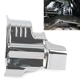 77usa Motorshop 424124557828 Starter Mount Engine Cover For Harley 09-16 Electra Street Road Glide Flh Chrome