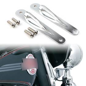 77usa Motorshop 532611719717 Cnc Custom Tie-down Brackets Teardrop Fit Harley Touring Ultra Limited Flhtk 2pc