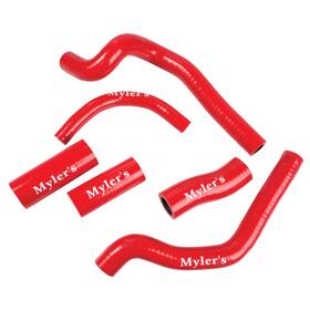 M066rdc379-1f87d4 Mylers Silicone Radiator Hose Kit Red For Honda Cr500r 1990-2001