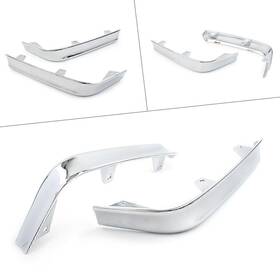 Nomura 421116753718 Chrome Saddlebag Decoration Strips Moulding For Honda Gl1800 Goldwing 01-2011 Hs
