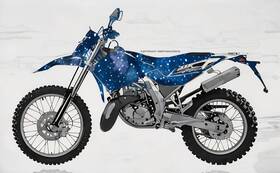 Floralskullmoto-8475767 Owntheavenue Galaxy Stars Outer Space Vinyl Skin Wrap Sticker For Dirt Bikes Motorcycle