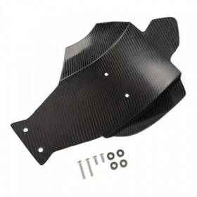 306072 P3 Carbon Skid Plate Black For Kawasaki Kx450 2019 2021