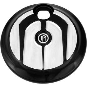 0200-2005sca-bm Performance Machine Fuel Door - Contrast Cut Scallop