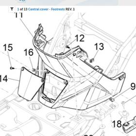 1b0088430000c Piaggio Original Oe 1b0083700000c And Active 1 Euro 5 Undersaddle Door