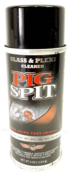 Obb4 Pig Spit 898904001069 Glass And Plexi Cleaner 4oz. Spray Can Free Ship -