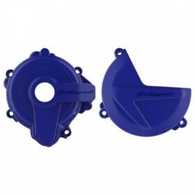 2022190031 Polisport Clutch And Ignition Cover Protectors Kit Blue