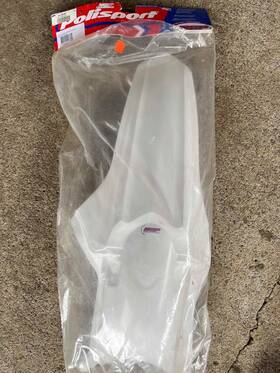 8578700002 Polisport 64-05700 Rear Fender White For Honda Crf250r 4-stroke/crf450r