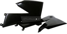 8411500001 Polisport Radiator Shrouds Black #8411500001 Ktm