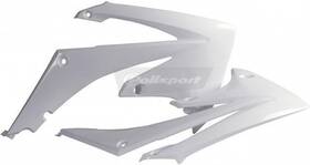 8412700002 Polisport Radiator Shrouds White For Honda Crf250r 4-stroke/crf450r