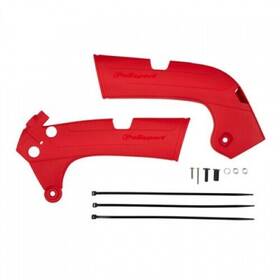 8466400002 Polisport Frame Protectors Red For Honda Crf250r Crf450r Crf250rx