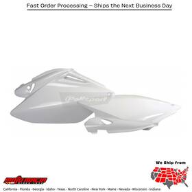 8602800008 Polisport Side Panels White Honda Crf250r 2006-2009
