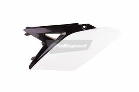 8605200007 Polisport Side Panels Number Plates Black/white White Black 992578