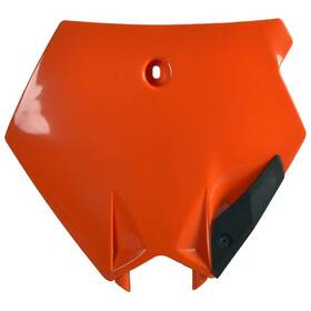 8662400001 Polisport Front Number Plate Orange Ktm