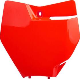 8664900006 Polisport Front Number Plate Fluorescent Orange 0520-2703 994417